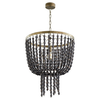 One Light Pendant in Tinted Raw Iron (208|11246)