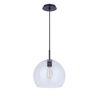 Gallagher One Light Pendant in Black (90|141208)