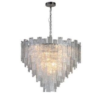 Flavia 16 Light Chandelier in Polished Nickel (374|H21122L-16PN)