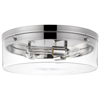 Intersection Three Light Flush Mount in Polished Nickel (72|60-7638)