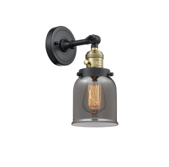Franklin Restoration LED Wall Sconce in Black Antique Brass (405|203SW-BAB-G53-LED)
