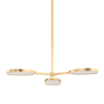 Patras LED Chandelier in Vintage Brass (68|338-03-VB)