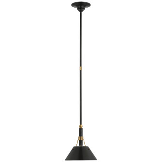 Turlington LED Pendant in Bronze and Hand-Rubbed Antique Brass (268|TOB 5722BZ/HAB-BZ)