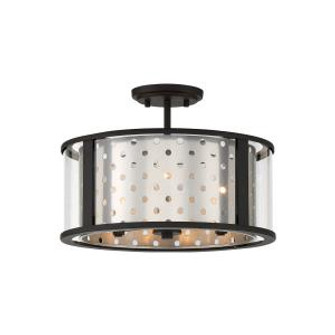 Grado Three Light Semi-Flush Mount in Chrome (40|39415-011)