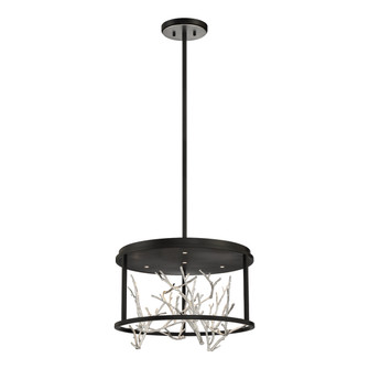 Aerie LED Chandelier in Black/Silver (40|38636-028)