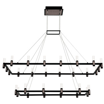 Altamont LED Chandelier in Satin Nickel/Black (40|37049-010)