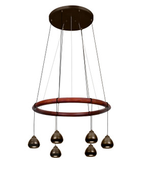 Cirque Six Light Pendant in Bronze (74|CIRQUE-12V-BR)