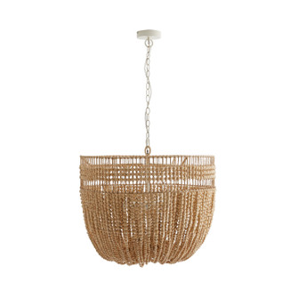 Nina Six Light Chandelier in Natural (314|85025)