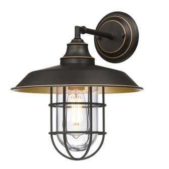 Iron Hill One Light Wall Fixture in Black-Bronze With Highlights (88|6121700)