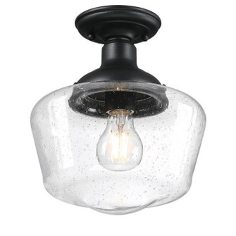 Scholar One Light Semi-Flush Mount in Textured Black (88|6120900)