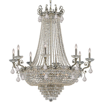 Majestic 20 Light Chandelier in Historic Brass (60|1488-HB-CL-SAQ)