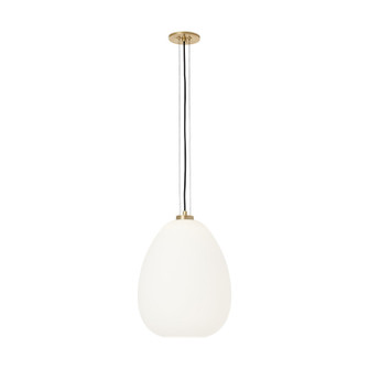 Kapoor LED Pendant in Opal/Natural Brass (182|700TDKPR13OPNB-LED927)