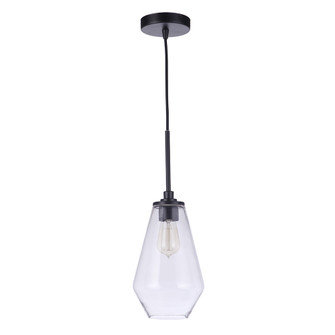 Nimbus One Light Pendant in Black (90|280108)