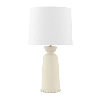 Rhea One Light Table Lamp in Aged Brass/Ceramic Antique Ivory (428|HL663201-AGB/CAI)