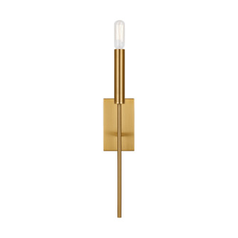 Brianna One Light Wall Sconce in Burnished Brass (454|EW1161BBS)