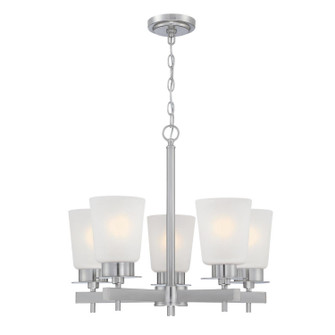 Reynaldo Five Light Chandelier in Brushed Nickel (88|6128800)