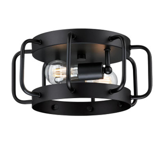 Deptford Two Light Flush Mount in Matte Black (88|6128500)