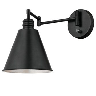 Trocadero One Light Wall Fixture in Matte Black (88|6125400)