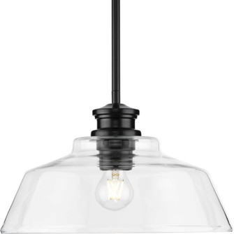 Singleton One Light Pendant in Matte Black (54|P500381-31M)