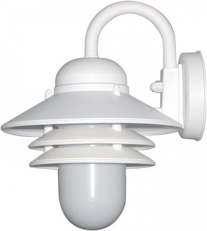 Nautical One Light Wall Mount in White (301|S75VL-WH)