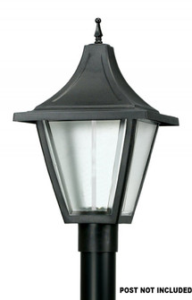 LED Vanguard One Light Post Mount in Black (301|610-LR15W)