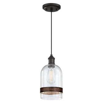 Tarrant One Light Mini Pendant in Black-Bronze (88|6129800)