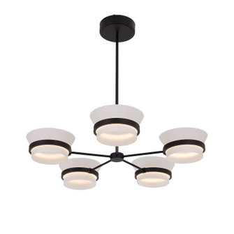 Anel LED Chandelier in Matte Black (33|517372MB)