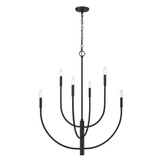 Continuance Six Light Chandelier in Charcoal (45|82027/6)