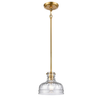 Orinoco One Light Mini Pendant in Satin Brass (45|67925/1)