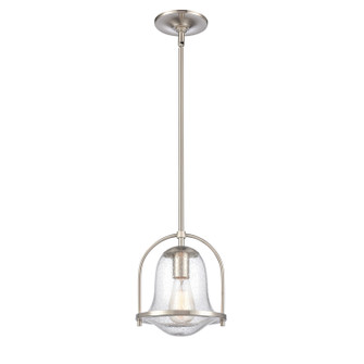 Connection One Light Mini Pendant in Satin Nickel (45|67855/1)