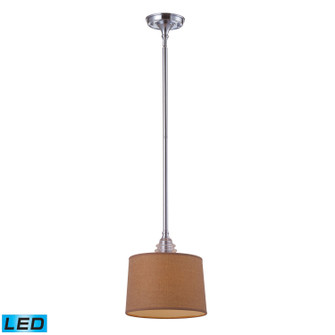 Insulator Glass LED Mini Pendant in Polished Chrome (45|66809-1-LED)