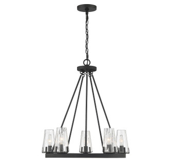 Dimond Five Light Chandelier in Matte Black (159|V6-L1-2320-5-89)