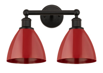 Edison Two Light Bath Vanity in Oil Rubbed Bronze (405|616-2W-OB-MBD-75-RD)