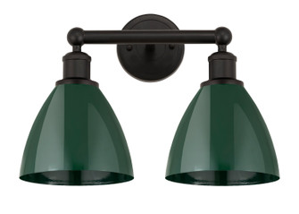 Edison Two Light Bath Vanity in Oil Rubbed Bronze (405|616-2W-OB-MBD-75-GR)