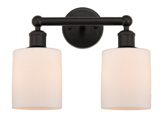 Edison Two Light Bath Vanity in Oil Rubbed Bronze (405|616-2W-OB-G111)