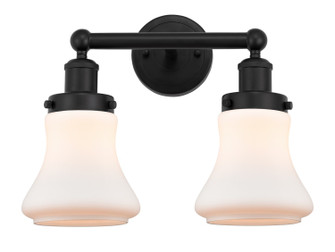 Edison Two Light Bath Vanity in Matte Black (405|616-2W-BK-G191)