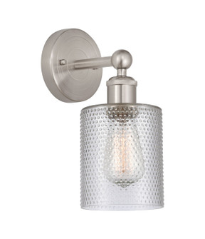 Edison One Light Wall Sconce in Brushed Satin Nickel (405|616-1W-SN-G112)