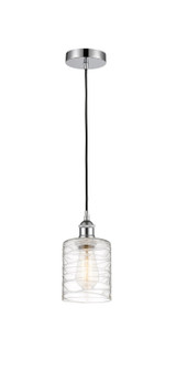 Edison One Light Mini Pendant in Polished Chrome (405|616-1P-PC-G1113)