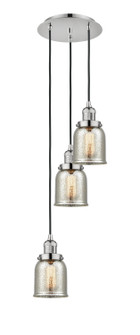 Franklin Restoration Three Light Pendant in Polished Nickel (405|113F-3P-PN-G58)