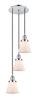 Franklin Restoration Three Light Pendant in Polished Chrome (405|113F-3P-PC-G61)