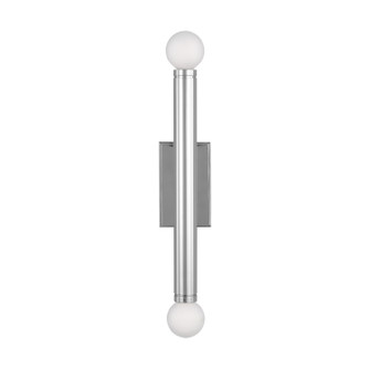 Beckham Modern Two Light Wall Sconce in Polished Nickel (454|TW1122PN)