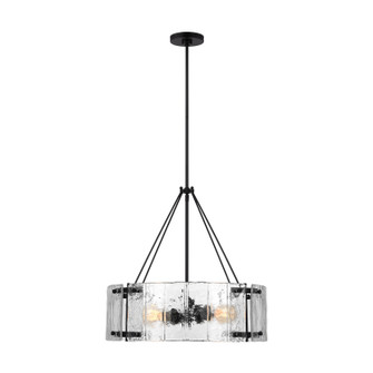 Calvert Four Light Chandelier in Aged Iron (454|AP1234AI)