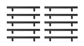 Quinn Bar Pull Multipack (set of 10) in Matte Black (173|PL400-5-MB-10PK)