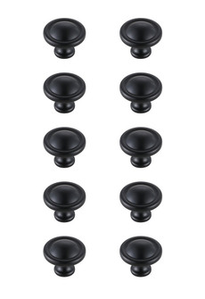 Garlande Knob Multipack (Set of 10) in Matte Black (173|KB2007-MB-10PK)