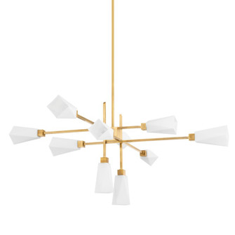 Artemis Ten Light Chandelier in Vintage Brass (68|441-63-VB)