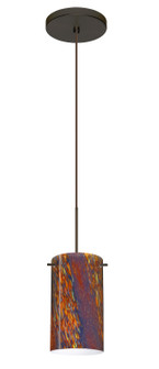 Stilo One Light Pendant in Bronze (74|1XT-4404CE-LED-BR)