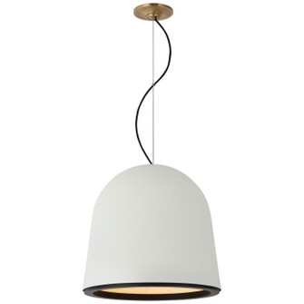 Murphy LED Pendant in Plaster White and Matte Black (268|S 5127PW/BLK)