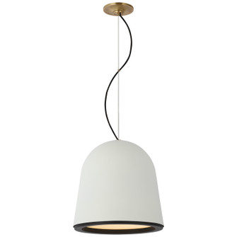 Murphy LED Pendant in Plaster White and Matte Black (268|S 5125PW/BLK)