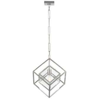 Cubed LED Pendant in Polished Nickel (268|KW 5023PN-CG)