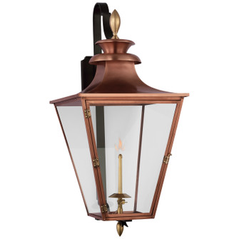 Albermarle Gas Gas Wall Lantern in Soft Copper and Brass (268|CHO 2436SC-CG)